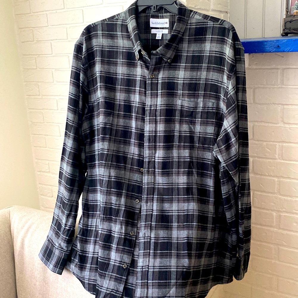 Mens Saddlebred flannel shirt.